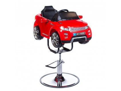 Dětské kadeřnické křeslo Range Rover - červené