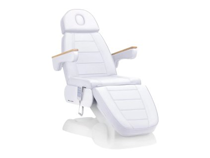 Elektrické kosmetické křeslo Sillon Lux, 3 motory - studená bílá