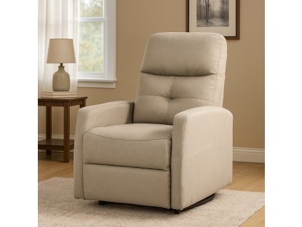 Elektricky polohovatelné televizní křeslo SEMIR - béžové