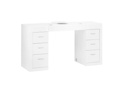 Kosmetický stolek 324 s kazetovým extraktorem - bílý