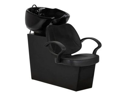 Kadeřnický mycí box HAIR SYSTEM BORNEO – černý