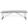 Skládací masážní stůl ALU KOMFORT 2 - šedý