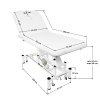 Masérské lehátko AZZURRO 684 - 1 bílé