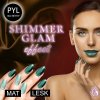 Jemný pyl na zdobení nehtů - Shimmer Glam Efekt 06