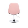 Židle SAMSON na stříbrném talíři - světle růžová