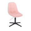 Židle SAMSON na černém kříži - světle růžová