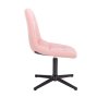 Židle SAMSON na černém kříži - světle růžová
