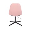 Židle SAMSON na černém kříži - světle růžová