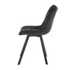Židle ORLEN VELUR - tmavě šedá