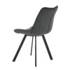 Židle ORLEN VELUR - tmavě šedá
