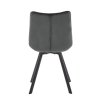 Židle ORLEN VELUR - tmavě šedá