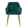 Židle AUSTIN VELUR - zelená