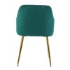 Židle AUSTIN VELUR - zelená