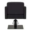 Kadeřnické křeslo Elda - černé s černou podnoží
