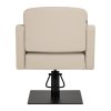 Kadeřnické křeslo Elda - šedobéžové s černou podnoží