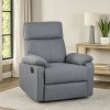 Televizní křeslo CARLOS s polohováním - šedé