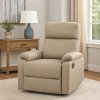Televizní křeslo CARLOS s polohováním - béžové