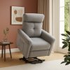 TV křeslo PEGAS s elektrickým polohováním, masáží a výklopem - šedé