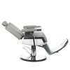 Barber křeslo LUMBER BH-31823 - světle šedé