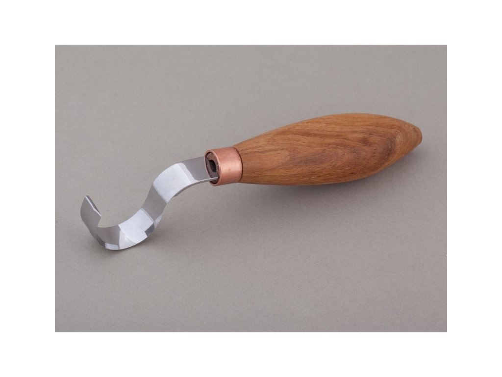 BeaverCraft lžičkový nůž Spoon Carving Knife 30mm with Oak Handle
