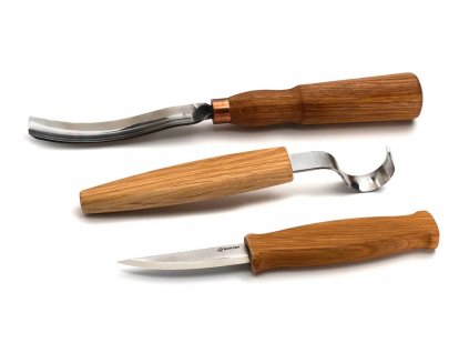 beavercraft S14 spoon carving set left handed rezbarska sada 05