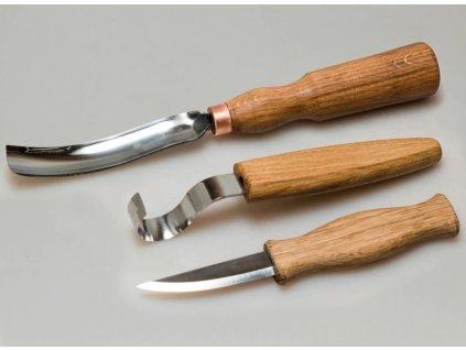 beavercraft S14 spoon carving set left handed rezbarska sada 01