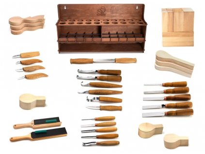 beavercraft S69 extensive wood carving set beginners professionals rezbarska sada 01