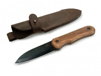 beavercraft BSH5 bushcraft knife carbon steel 95mm walnut 01