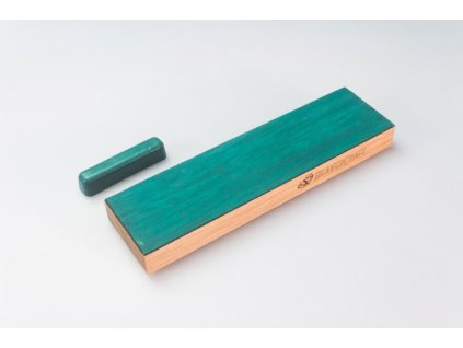 BeaverCraft obtahovací kůže One-Side Leather Paddle Strop Block
