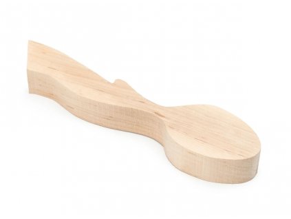 beavercraft B2 wood carving leaf spoon black polotovar 1