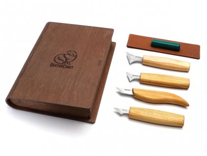 beavercraft S05book geometric carving set book rezbarska sada 13