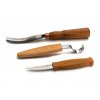 beavercraft S14 spoon carving set left handed rezbarska sada 05