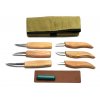 beavercraft S58 basic wood carving knives set rezbarska sada 01