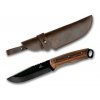 beavercraft BSH4 bushcraft knife carbon steel 125mm walnut 01