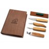 beavercraft S09book set 4knives book rezbarska sada 14