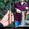 beavercraft BSH2 bushcraft knife walnut 14