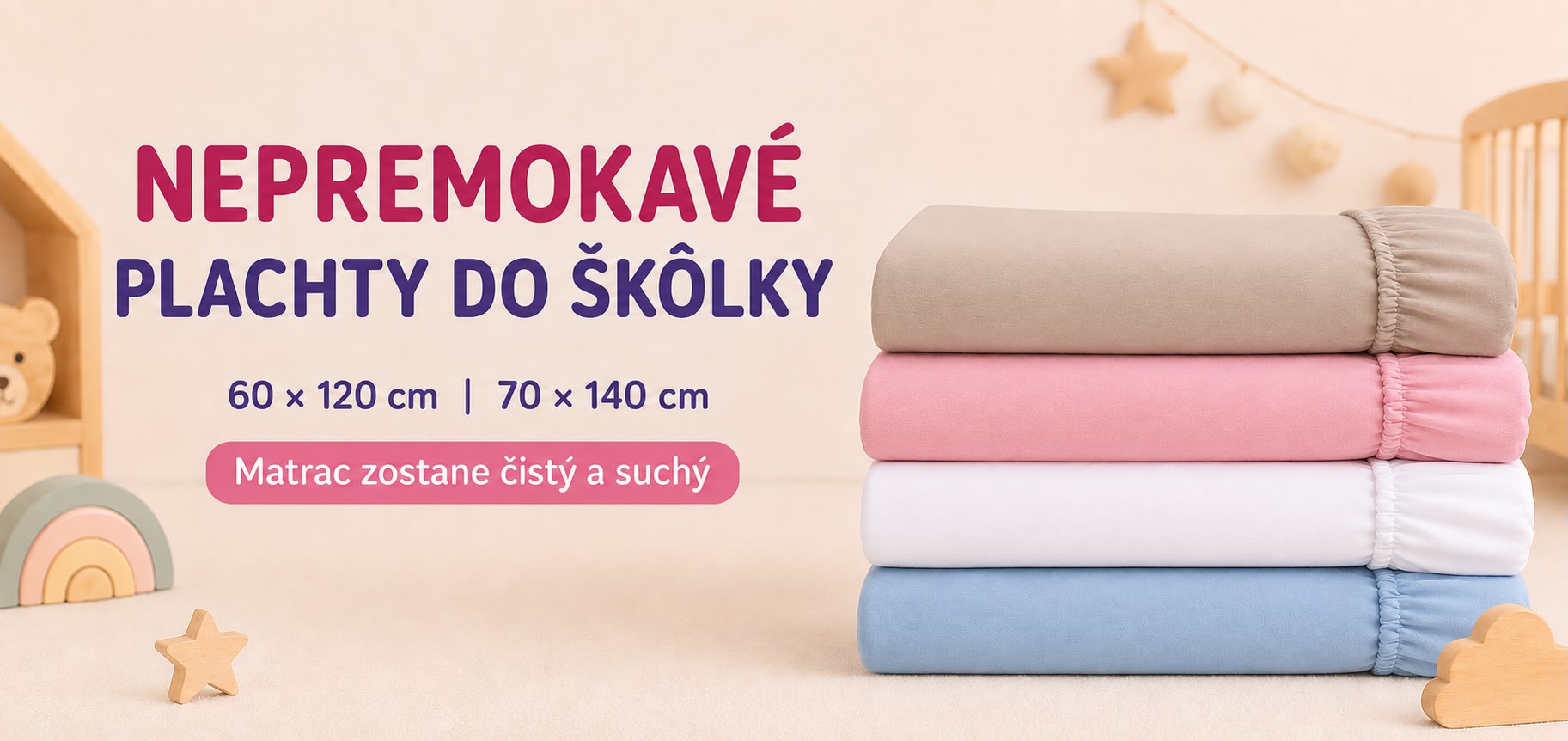 Nepremokavé plachty do škôlky