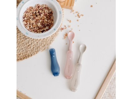 Canpol babies Lyžička skladacia cestovná ružová