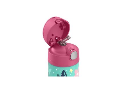 Detská termoska so slamkou - dinosaurus