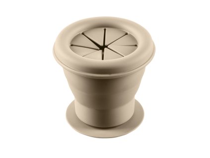 Silikónová miska na sušienky s prísavkou, Sand Beige