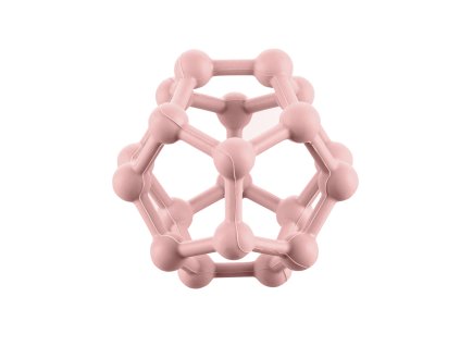 Silikónové hryzátko Atom, Old Pink