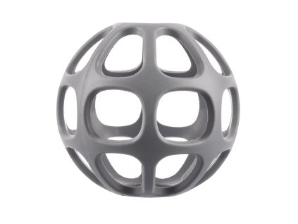 Silikónové hryzátko Round, Dove Grey