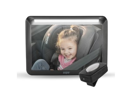 Zrkadlo s osvetlením LED DELUXE, Black