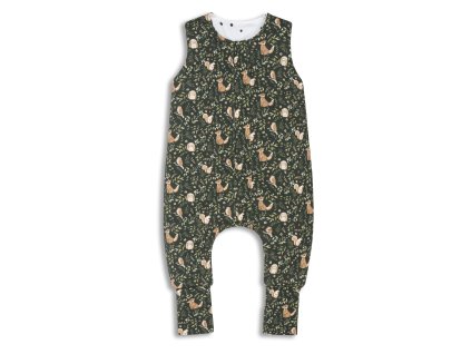 Reversible Sleeping Bag with Legs XS (6 12 months) DL Green Forest 5903175927927 1