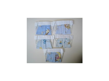 Ortopedické nohavičky MODRÉ, suchý zips