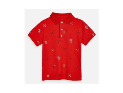 Chlapčenská polokošeľa MAYORAL 3152 červená