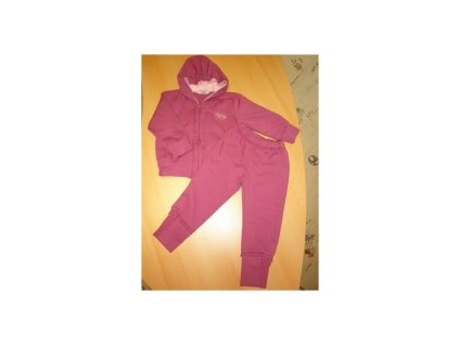 Dievčensk tepláková súprava, tmavo ružová