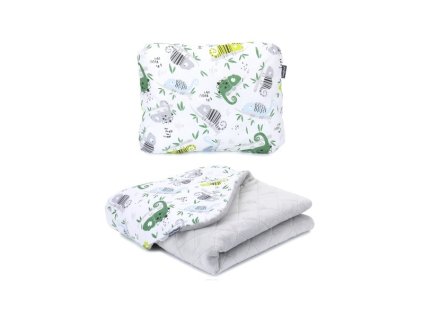 MAMO-TATO Deka pre bábätká a deti MINKY PIK + vankúš - WELCOME