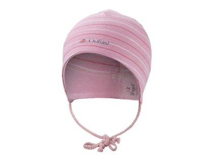 Čiapka šmyk zaväzovacia Outlast ® | pruh str. ružová
