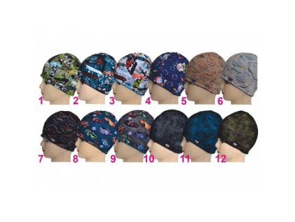 Chlapčenská jarná čiapka vzor